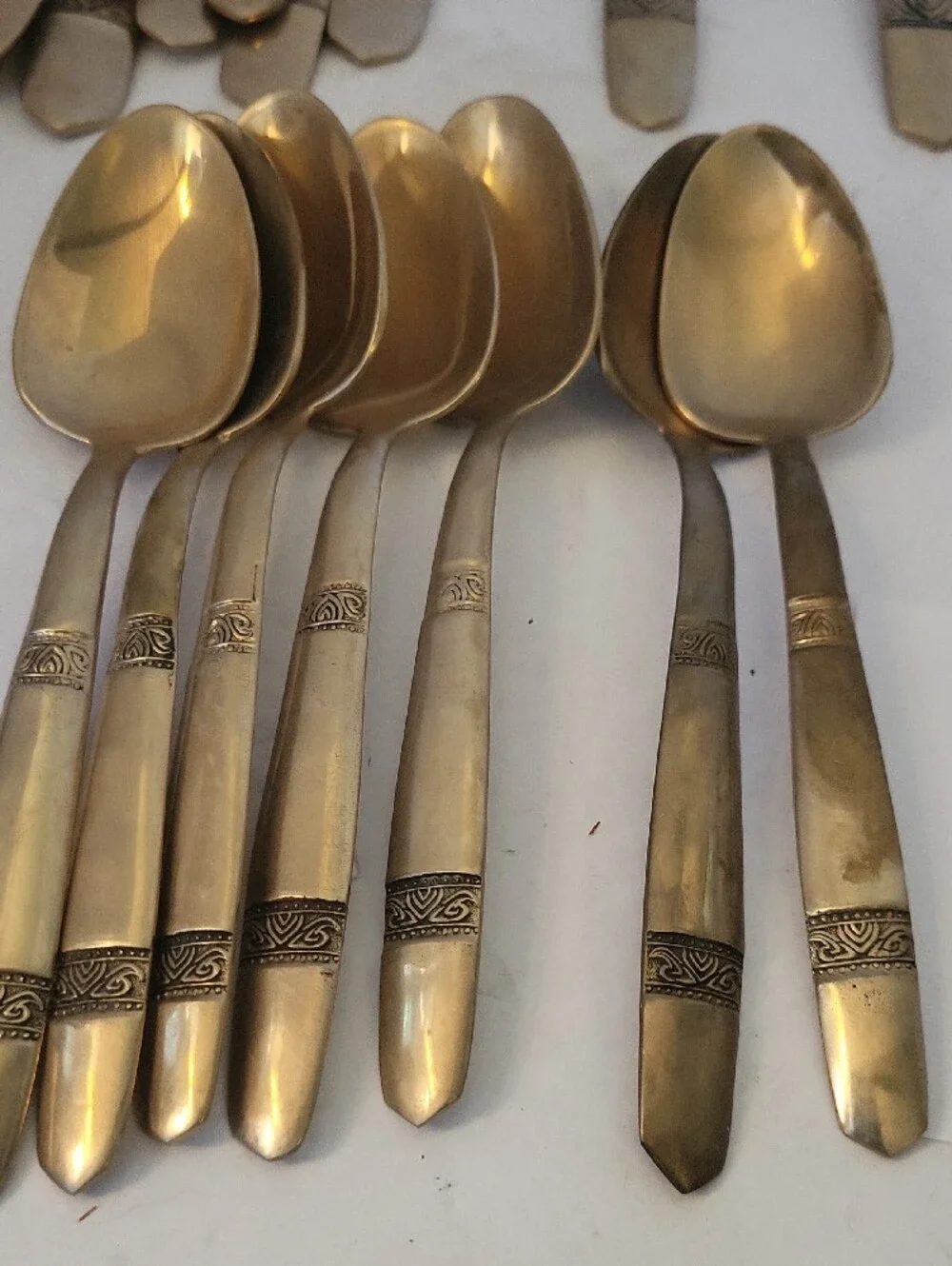 Vintage 1960s Anant Thailand 40pc MCM Flatware Set